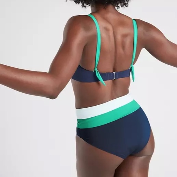 Athleta Chroma Bandeau Bikini Top High W Bottom - Picture 4 of 8